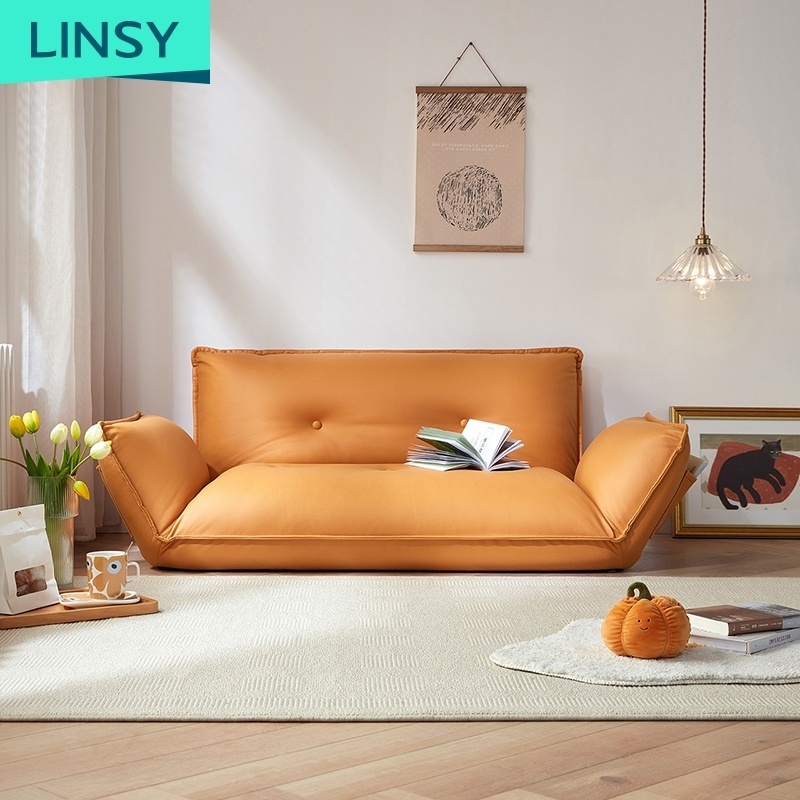 Linsy New Design Model Wholesale Luxury Large Double Foldable Bean Bag Living Room Furniture Sofa TBS032