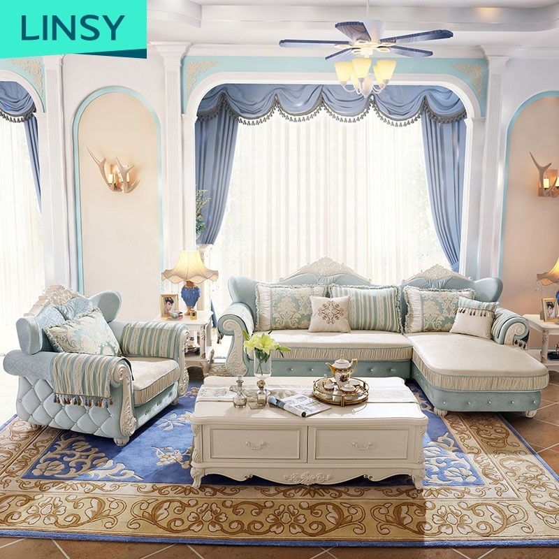 Linsy Big Seater Sofa Design Couch Sets In Living Room European Country Style Couches Lounge Living Room Furniture Sofa 980