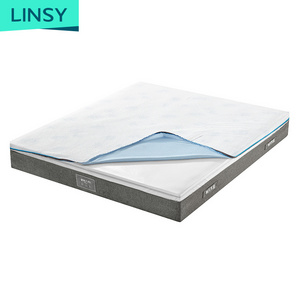 Linsy 5 Star Hotel King Size Pocket Coil Twin Size Colchon Foam Cool Gel 12 Inch Memory Foam Mattress In A Box Cd083A