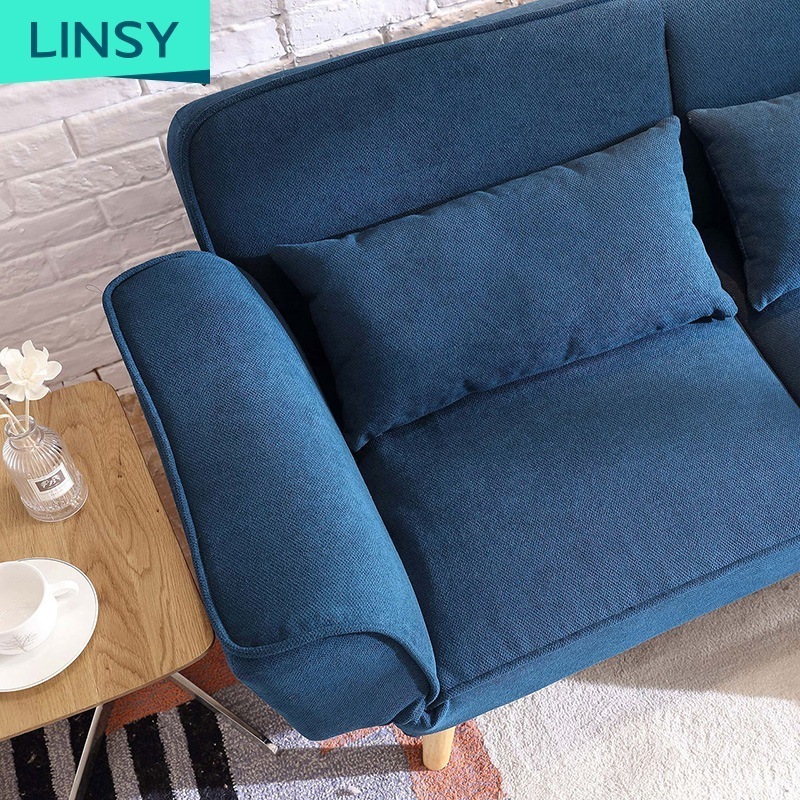 Linsy Special Design Sofa Bed For Living Room And Apartment Modern Simple Folding Sofa Bed Foldable Multifunctional LS075SF2