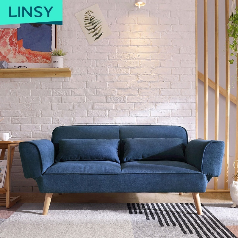 Linsy Special Design Sofa Bed For Living Room And Apartment Modern Simple Folding Sofa Bed Foldable Multifunctional LS075SF2