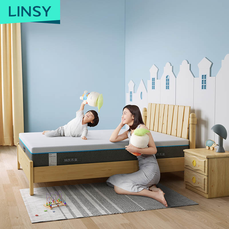 Linsy 5 Star Hotel King Size Pocket Coil Twin Size Colchon Foam Cool Gel 12 Inch Memory Foam Mattress In A Box Cd083A