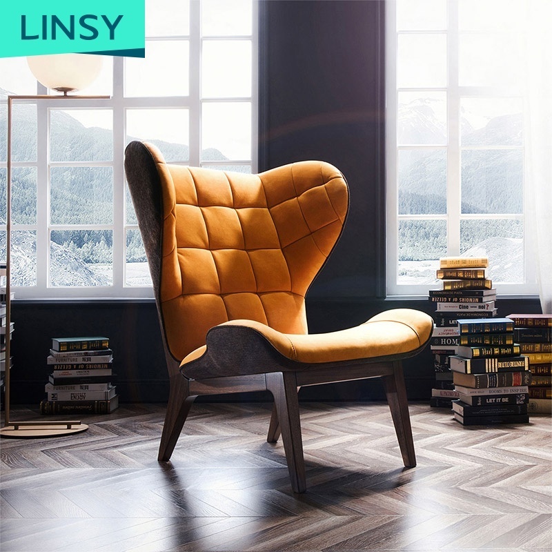 Linsy High End Sofa Set Home Theatre Seating Decoro Pure Leather Modern Sofa Chair For Living Room RBG1Q