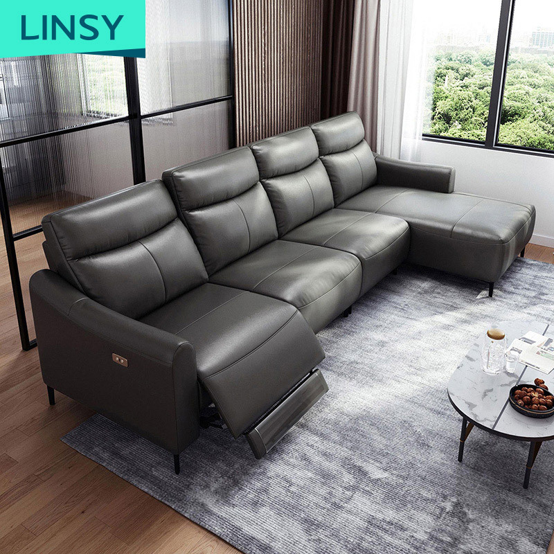 Modern Electric Sectionals Recliners Foldable Rotating Chair Leather Top Recliner Italian Sofa China