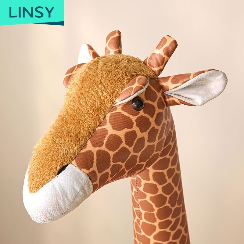 Linsy Animal Shape Children Toys Sofa Furniture Nordic Mini Giraffe Cartoon Kids Play Sofa Chair LS274I1