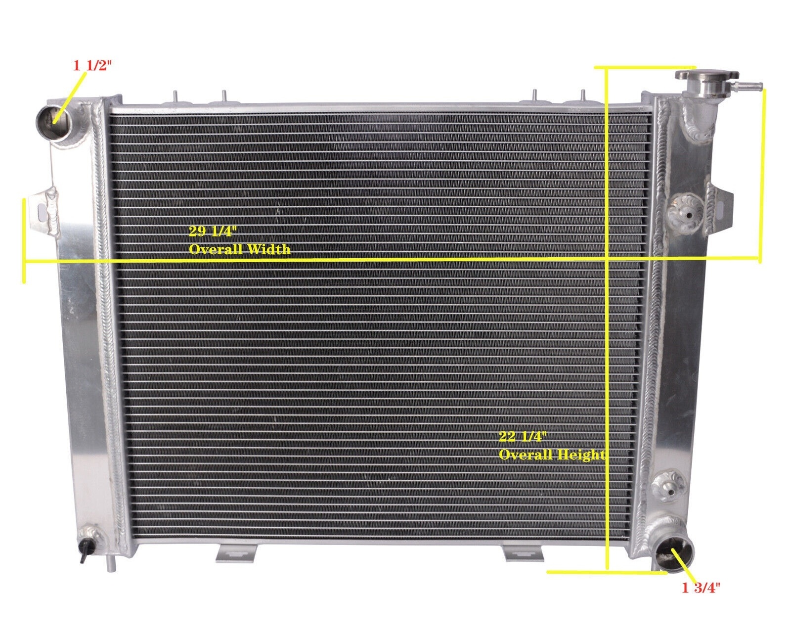 LINTE ALL aluminum radiator For Jeep 1993-1997 Grand Cherokee 5.2L V8 (AT) aluminum radiator DPI1394