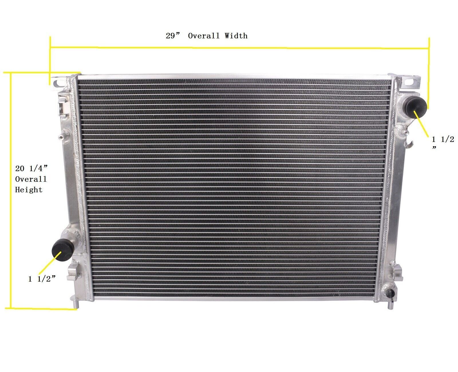 LINTE ALL Aluminum Radiator For 2005-2008 Dodge Charger/Magnum and Chrysler 300 aluminum radiator DPI2766