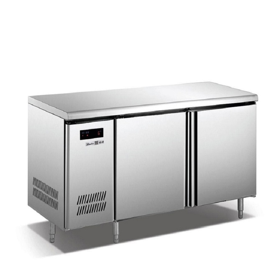 meat beer cooler horizontal island freezer kitchen refrigeration fridge commercial refrigerator