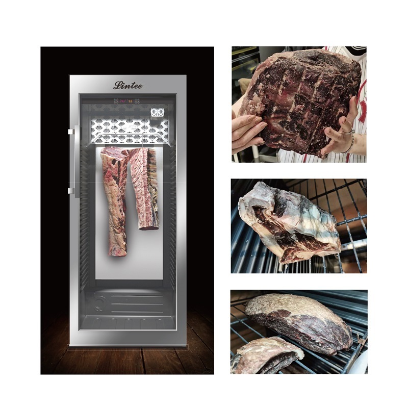 supermarket refrigeration equipment meat hanging cabinet beef dry aging steak dry ager display chiller