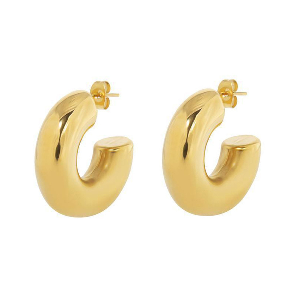 2023 Fashion Designer Hollow Earring 18K Gold Plated Women Teardrop Stainless Steel Water Drop Earrings