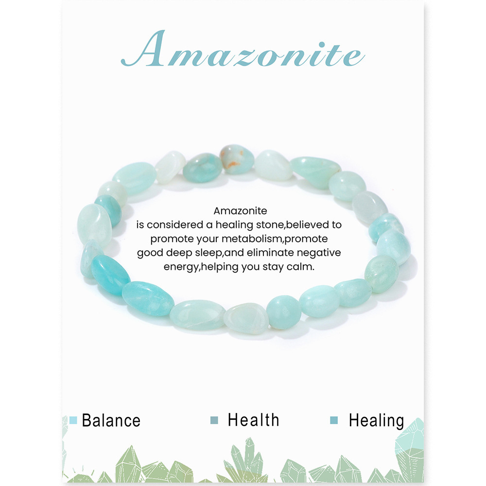 luxury natural stone jewellery women amazonite prehnite lapis lazuli amethyst citrine strawberry quartz gemstone beads bracelets