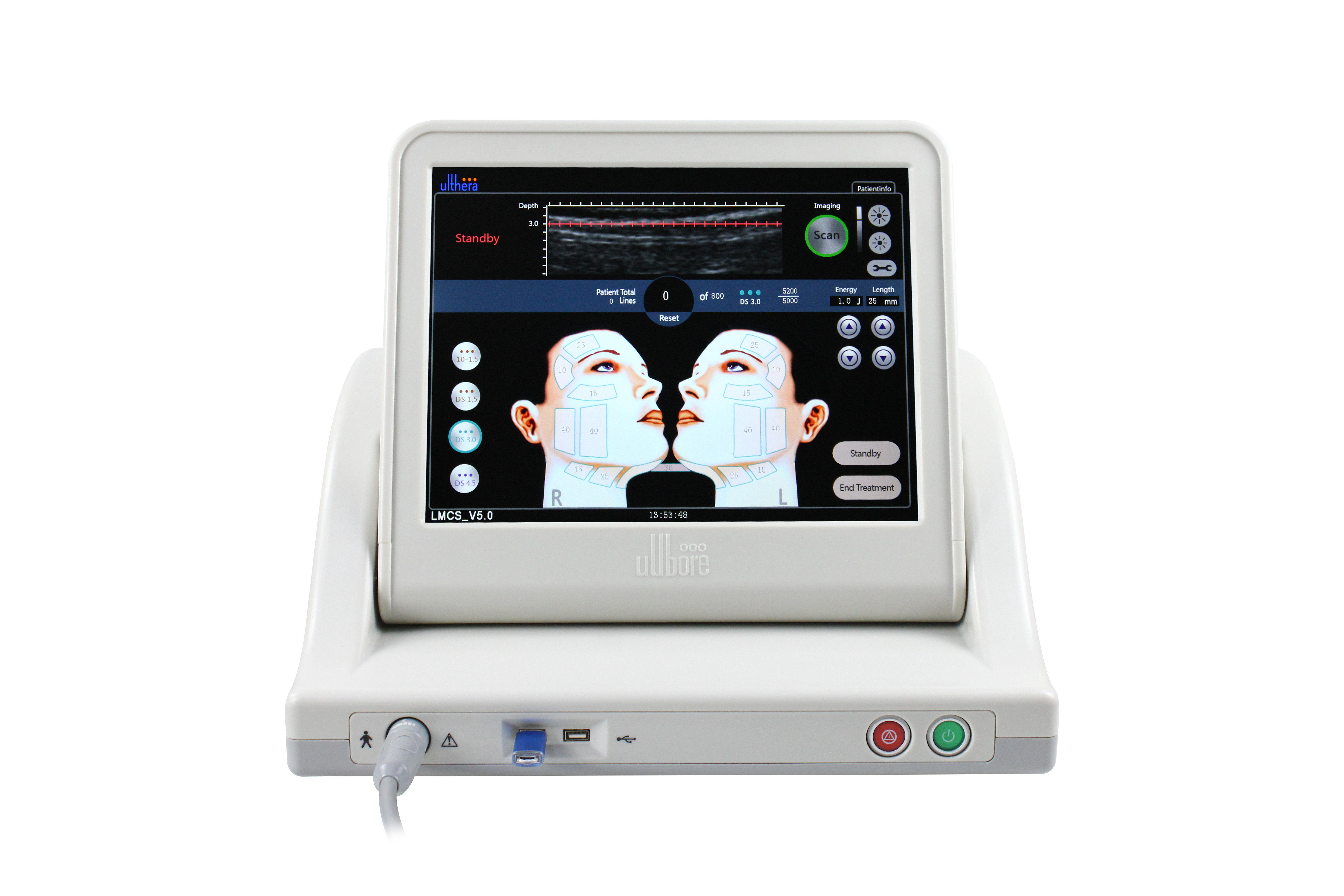 ultra 2d Hifu Small Face Lifting Hifu High Intensity Focused Ultrasound Facial Skin Rejuvenation HIFU Machine