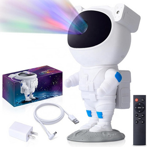 Kids Star Projector Night Light Astronaut Space Buddy Projector Lamp Starry Sky Star Night Light with Remote LED Lamp