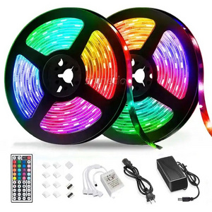 RGB LED Strip Cheap Price 12V Digital LED Strip Light RGB 10m SMD5050 Music Sync Color Changing App Smart Wifi LED Strip Light