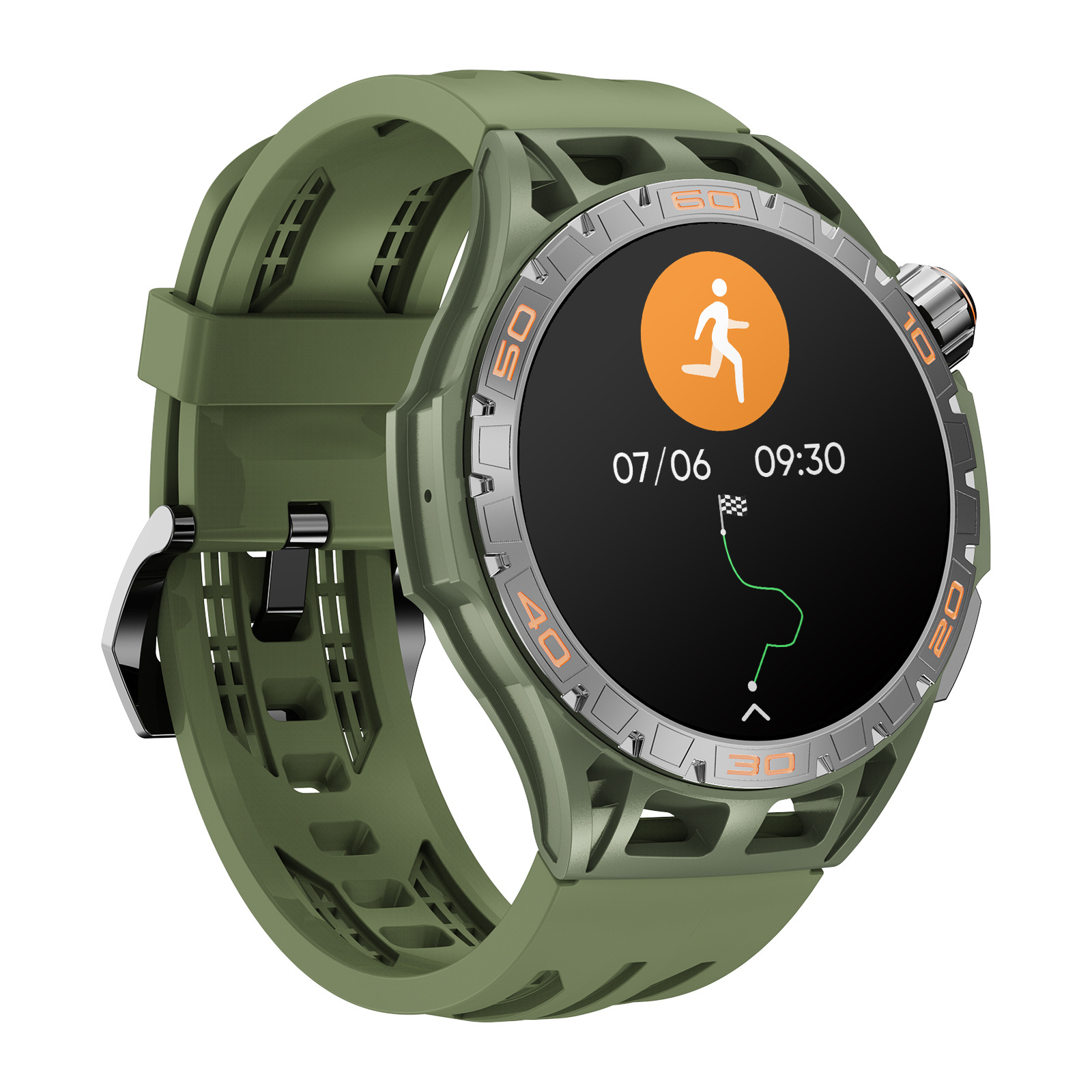 2024 New LG102 Running Cycling Outdoor Sports GPS Tracking Smartwatch 1.43