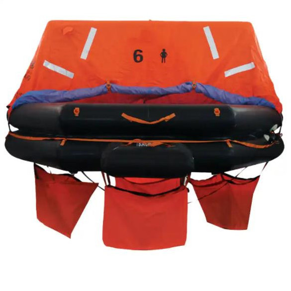 6 8 10 20 25 person Waterproof Neoprene Inflatable Floating Island Lake River marine rescue liferaft Life Raft