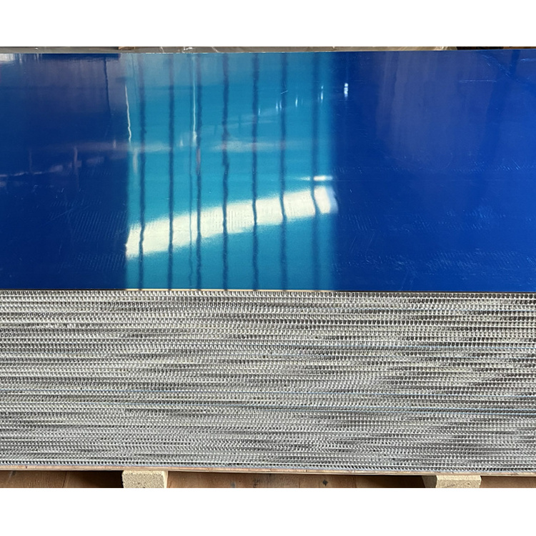 Maldives Blue Acp Pe Removable Pefrotrated Composite Soli Aluminium Honey Comb Panel For Painting Caravan Wall Cladding