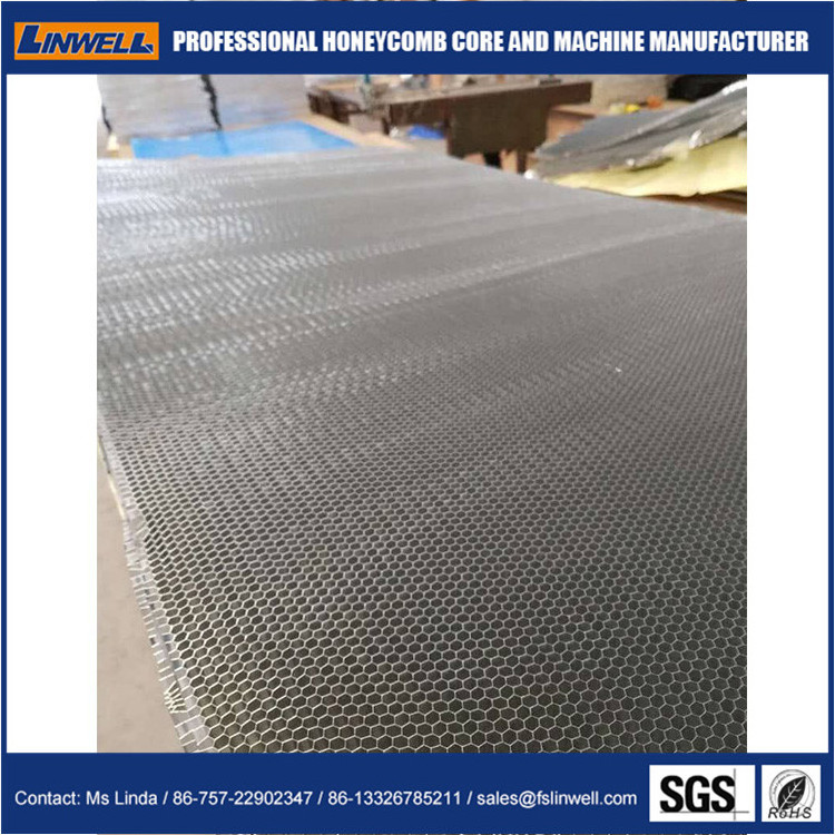 Aluminum honeycomb hex louver use in light industry with Linwell aluminum honeycomb core material