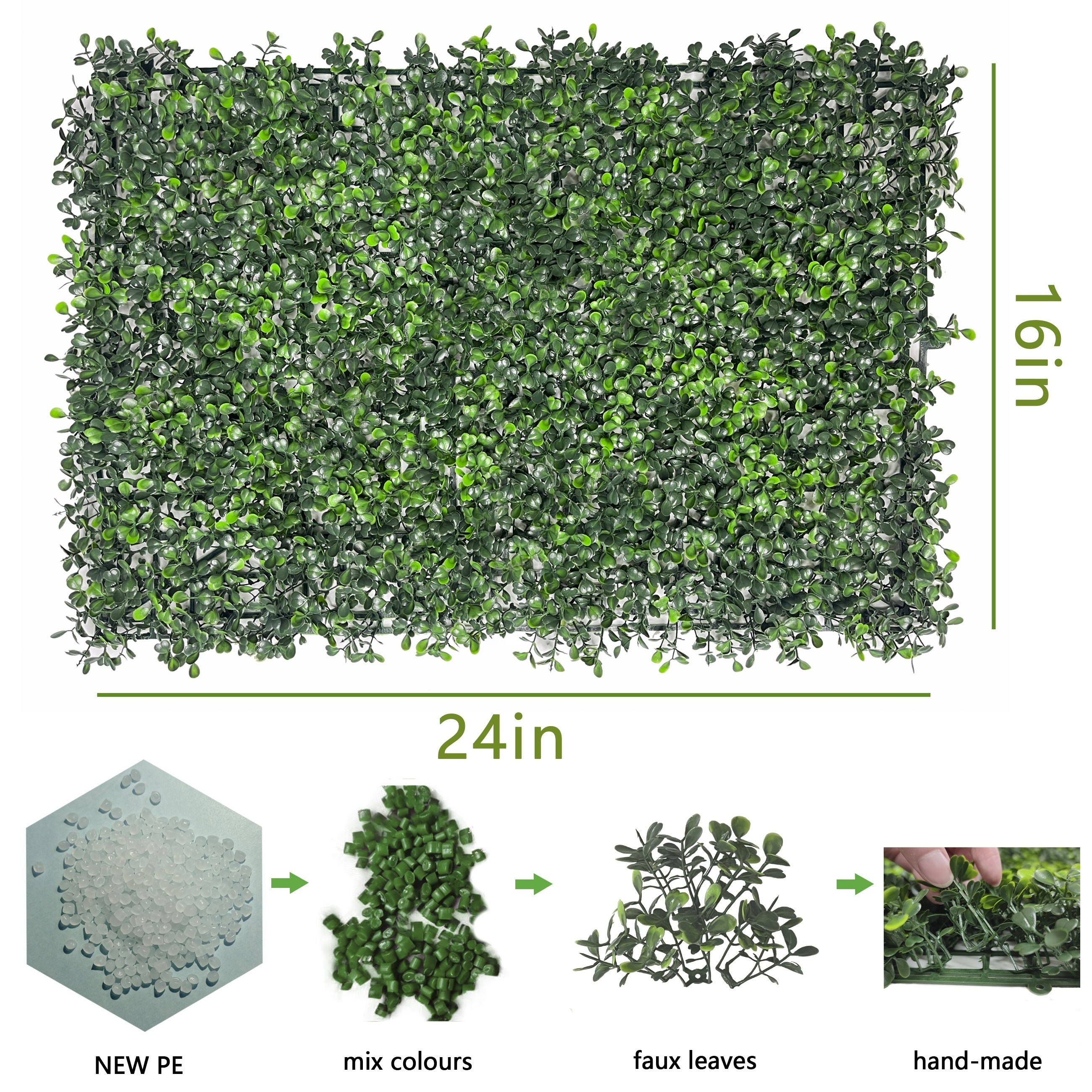 Linwoo 16*24IN 60*40IN Artificial Green Wall Photo Backdrop Grass Wall 10X10 Grass Backdrop Wall Grass Roll