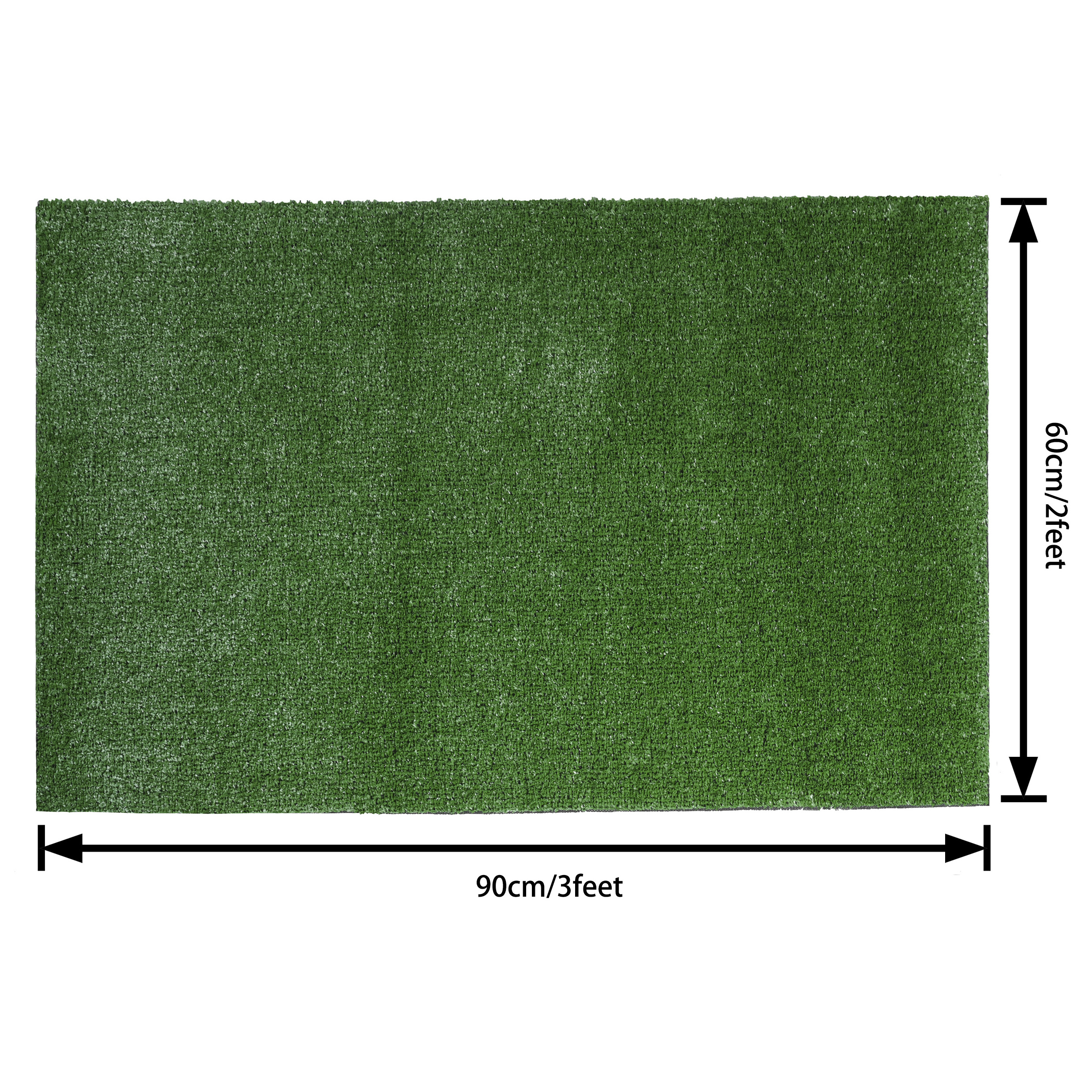 Linwoo Artificial Turf Puppy Pee pad Dog Fake Grass Pad With Tray Dog Artificial Grass Pee Tray For Dogs Grass