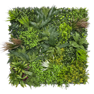 Linwoo 50cm*50cm Greenery Wall Backdrop Vertical Artificial Grass Wall for Indoor Decors Sample Service Available