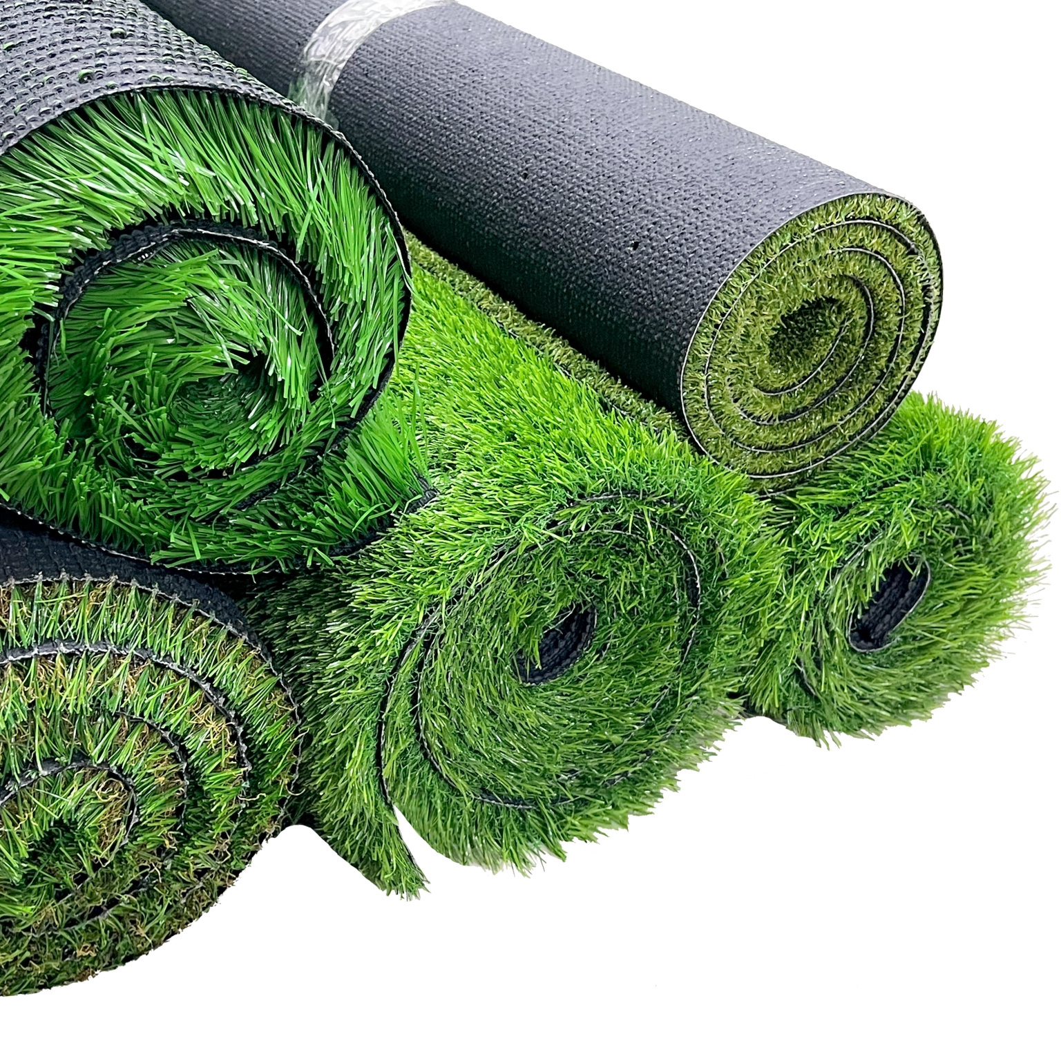 Linwoo Anti-UV Indoor/Outdoor 3D Artificial Grass Carpet Green Synthetic Turf for Landscape & Decor Plastic Plant Type