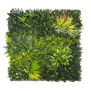 Linwoo Artificial Wall Plants Panel Vertical Garden Green Plant Wall Artificial Grass Wall With Flowers