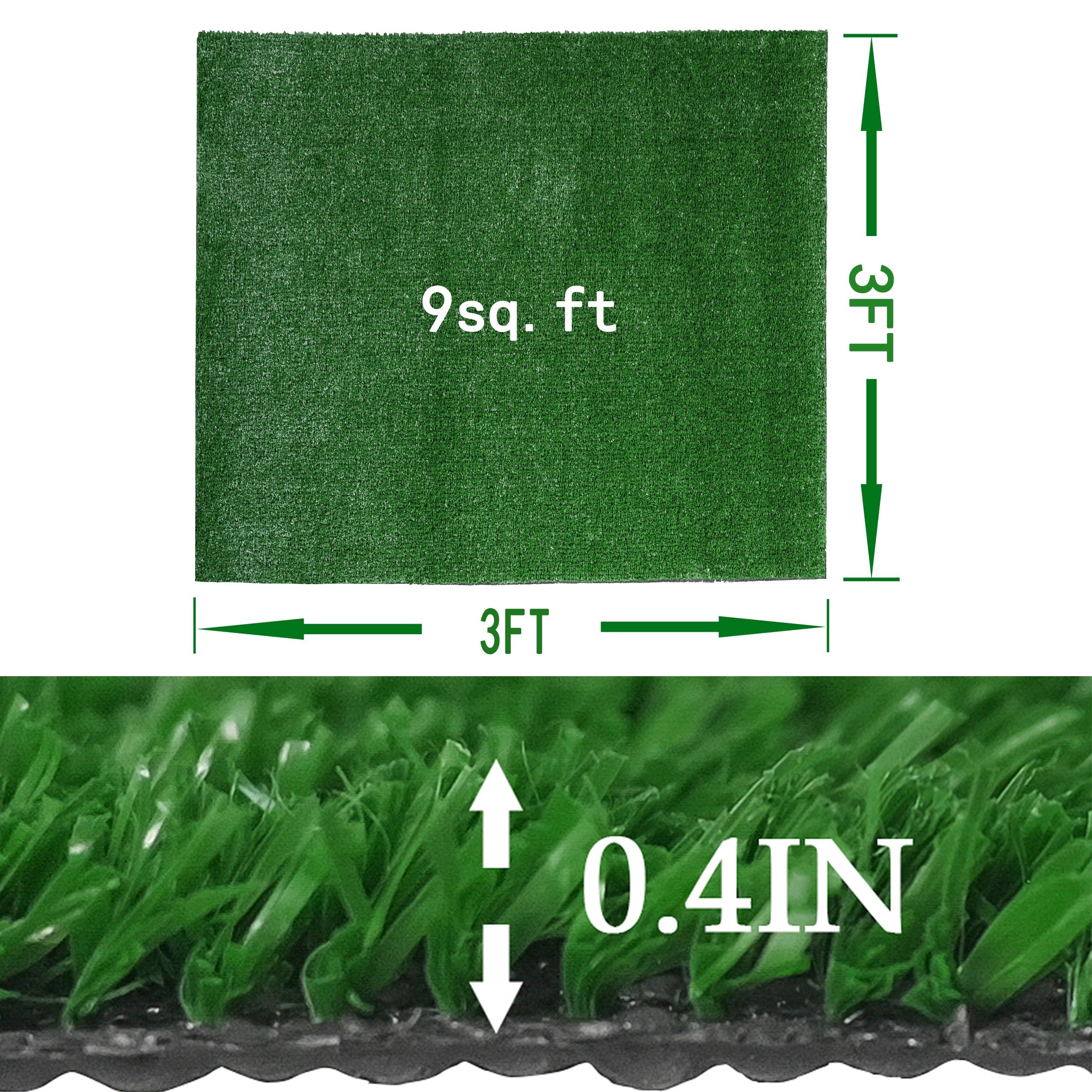 Linwoo Synthetic Grass Pet Puppy Dog Potty Pee Artificial Turf Grass Puppy Training For Pets