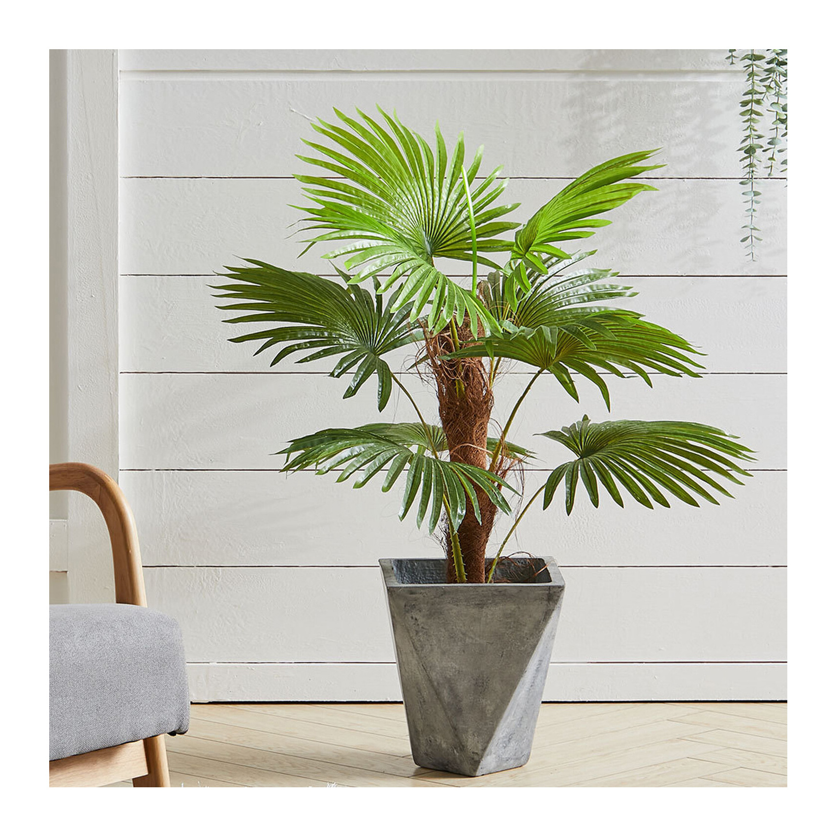 Linwoo Palm Leaves Artificial Plants & Greenery Artificial Palm Leaves Branches Tropical Greenery Tree Stem