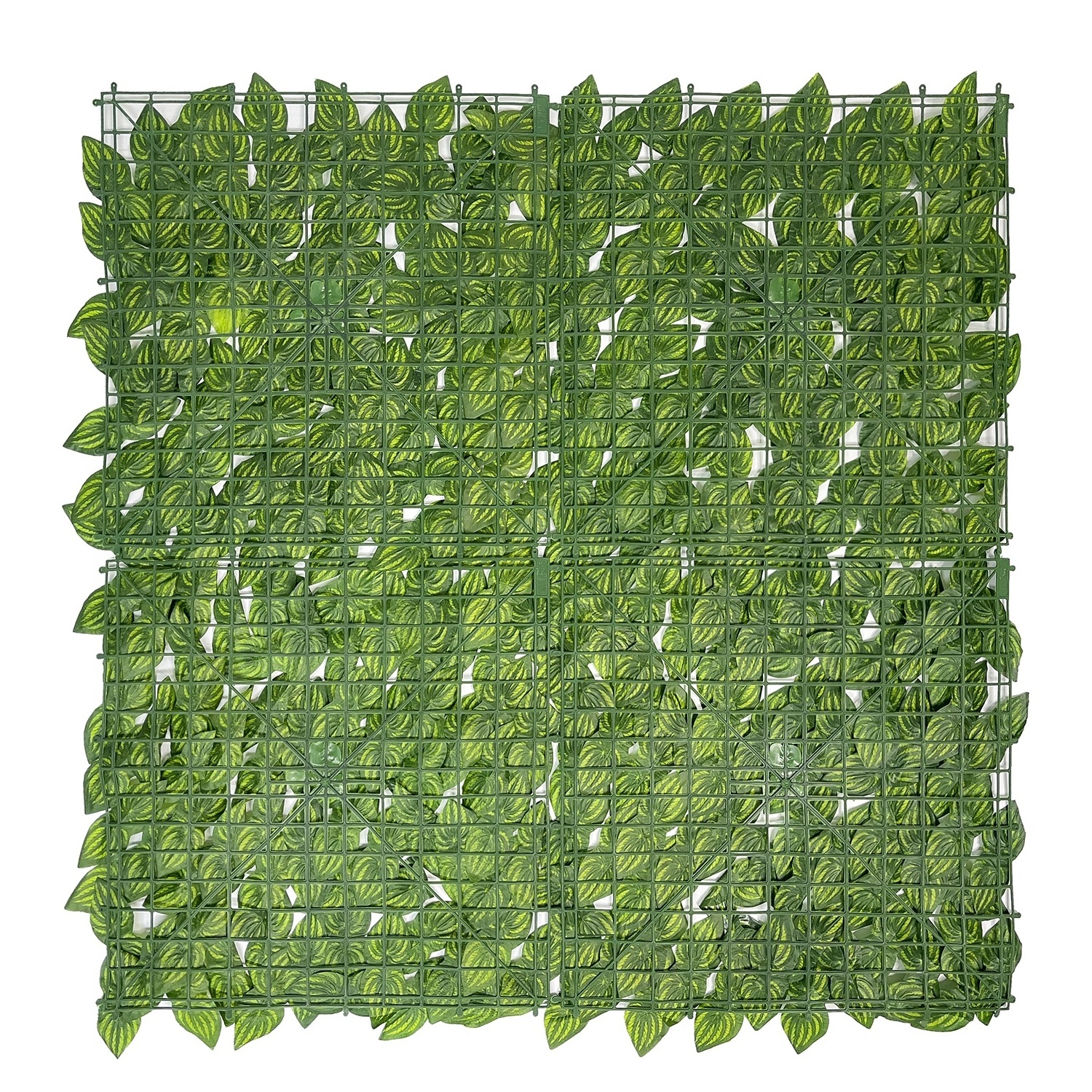 Linwoo Hedge Fence Green Leaf Artificial Grass Wall Roll Balcony Fence Cover Artificial Watermelon Leaves Fence