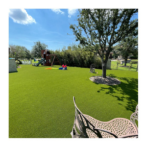 Linwoo Outdoor Decoration Play 3D Miniature Landscape Grass Props Simulation Plant Green Artificial Grass