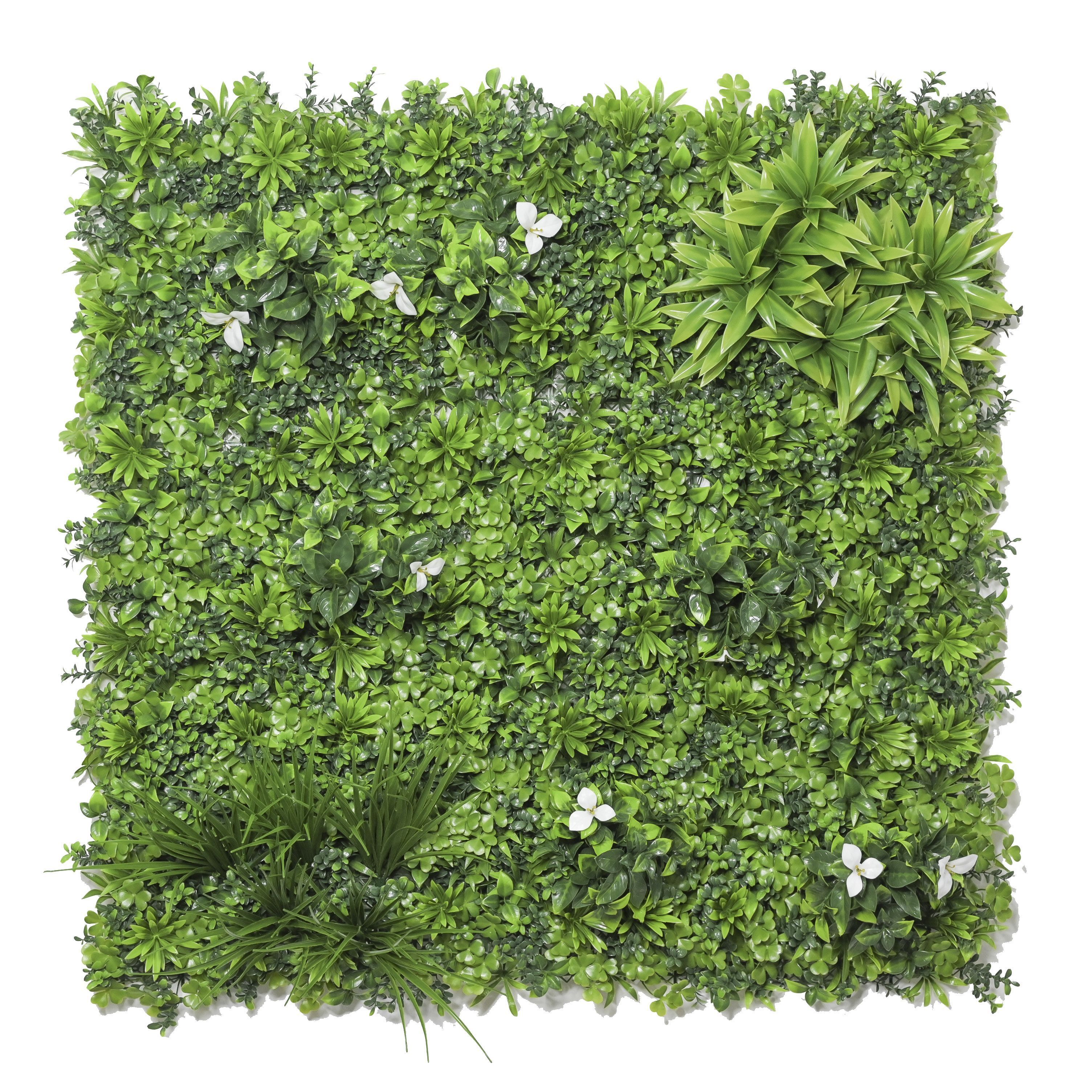 Linwoo Outdoor Plastic Green Grass Wall On Sale Garden Decoration Outdoor Artificial Boxwood Hedge Panels