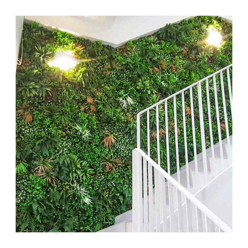 Linwoo Outdoor Plastic Green Grass Wall On Sale Garden Decoration Outdoor Artificial Boxwood Hedge Panels