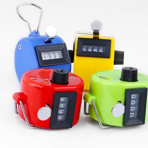 Portable Mini Mechanical Digital Hand Held Tally Counter 4 Digit Number Manual Training Counter