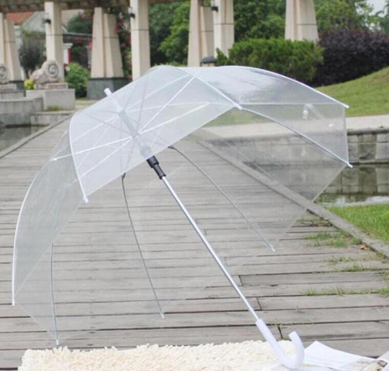 Clear Cute Bubble Deep Dome Umbrella Gossip Girl Wind Resistance transparent Mushroom Umbrella Wedding Decoration