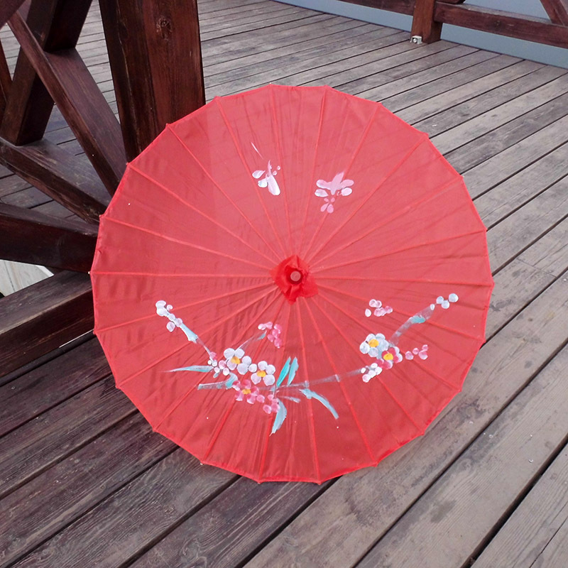 Adults Size Japanese Chinese Oriental Parasol handmade fabric Umbrella For Wedding Party Photography Decoration umbrella DH9587