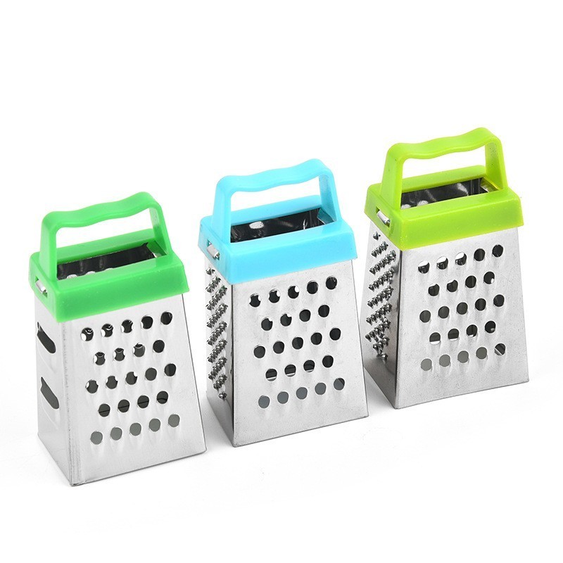 Kitchen tools 3 inches 4 side multifunctional stainless steel Lemon cheese ginger mini grater