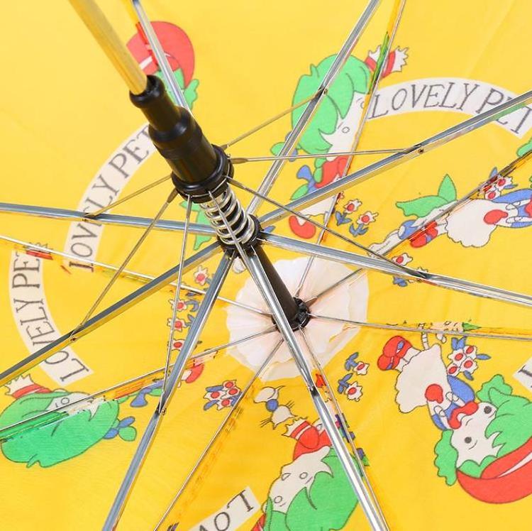 17 Inch 8 Ribs 45cm Long Handle Cartoon Printed Umbrellas Kids Children's Rain Umbrella Sunscreen Umbrella For Boy Girl