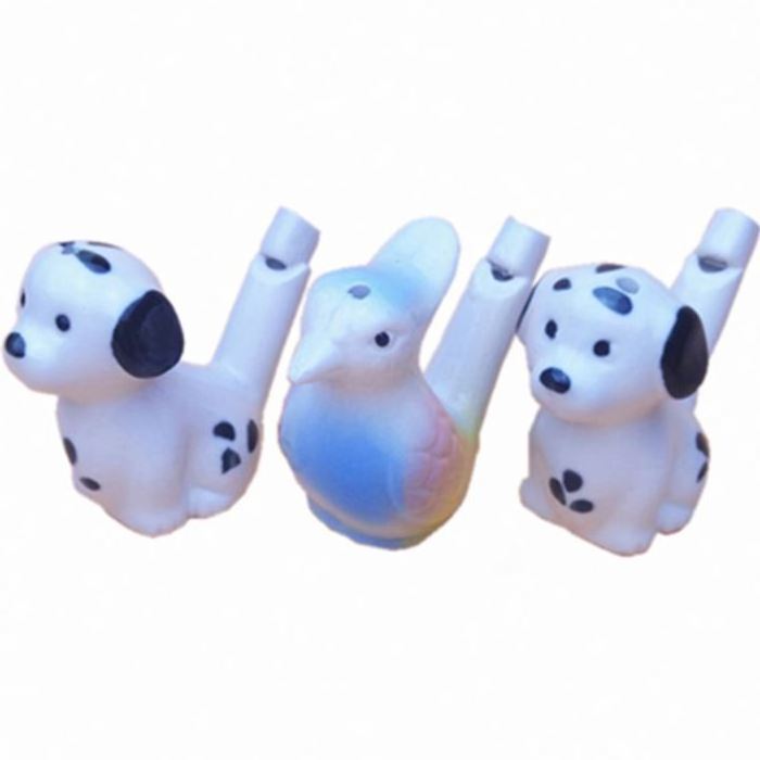 Cute animal shape Bird whistle Kids Gifts Multi-color Ceramic Music Water bird Whistle