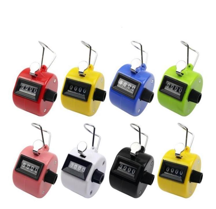 Portable Mini Mechanical Digital Hand Held Tally Counter 4 Digit Number Manual Training Counter