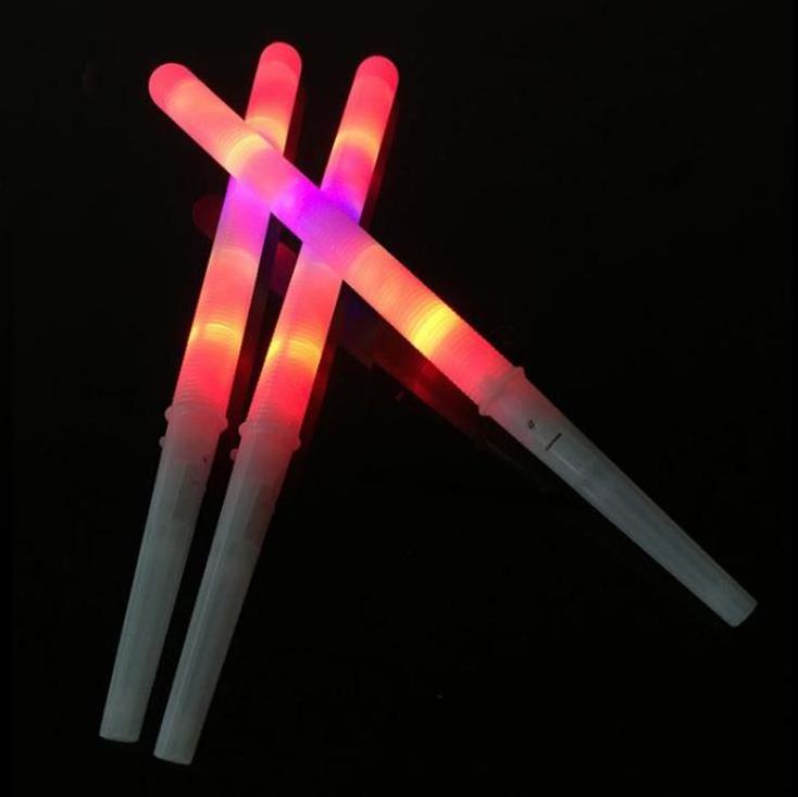 Led Cotton Candy Cones Colorful Glowing Marshmallow Stick Party Favors Supply Luminous Flashing Light Up Glow Sticks