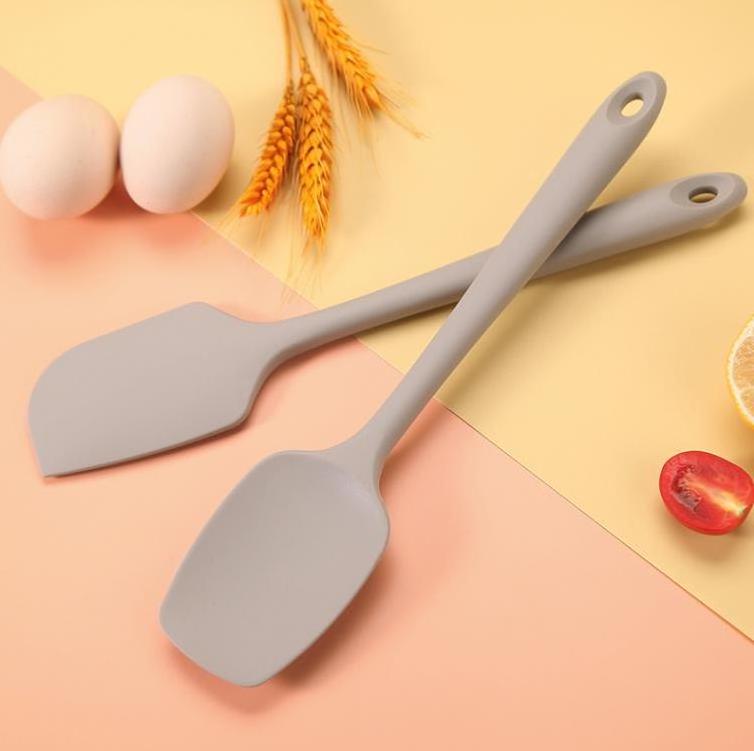 Non-Stick Heat Resistant Cake Cream Scraper Silicone Spatula set of 4 Created for Cooking Baking Mixing Kitchen Utensils Tools