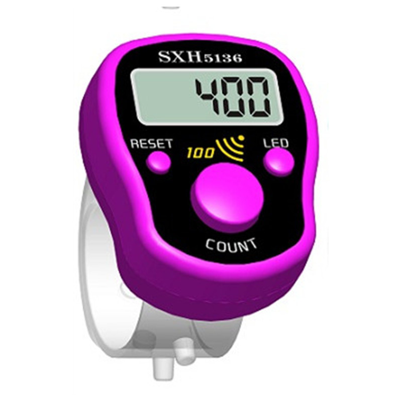 Mini LCD Digital Display Finger Ring Tally Counter Golf Sport Counter Muslim Digital Tasbih Counter