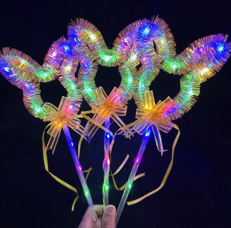 Hot Selling Glowing Toy Fairy Stick Night Light Flash Magic Wand Christmas Party Performance Props Concert Led Glow Sticks