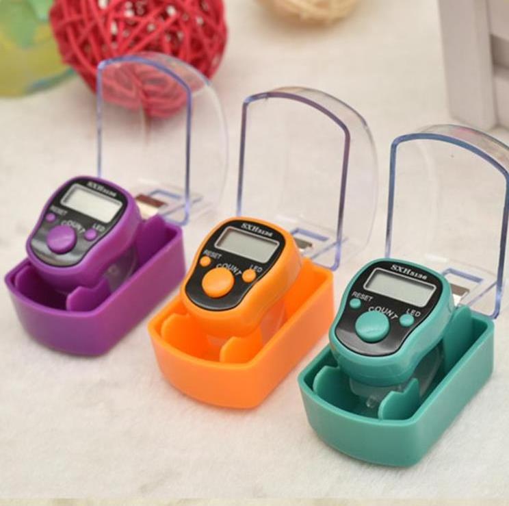 Wholesale Portable Ring Style Hand Tally Counter Golf Temple Tasbeeh finger digital muslim pray counters