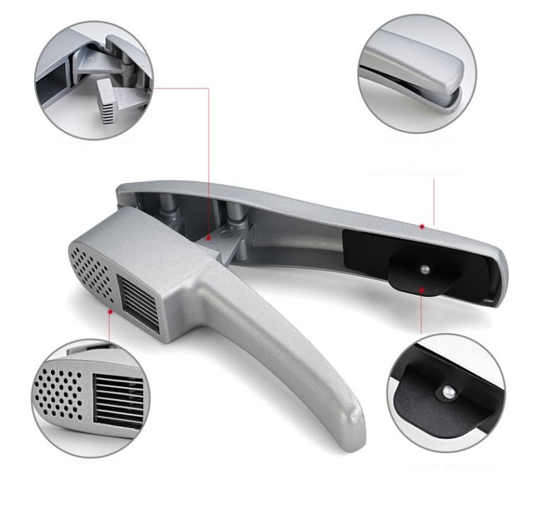 Aluminum Alloy Garlic Press And Garlic Slicer 2 in 1 Ginger Chopper Garlic-Press Crusher Multifunctional kitchen household tools