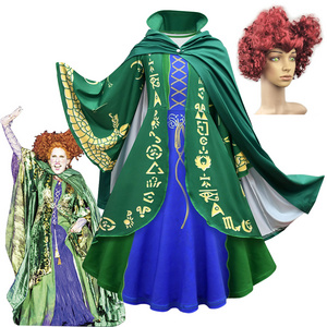 LZH Kids Witch 2 Medieval Retro Halloween Party Fancy Carnival Girls Sanderson Cosplay Costumes Winifred Dress