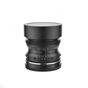 Durable Economic 7.5mm F2.8 Fisheye Macro Lens Half Frame For Mirror Less Cameras