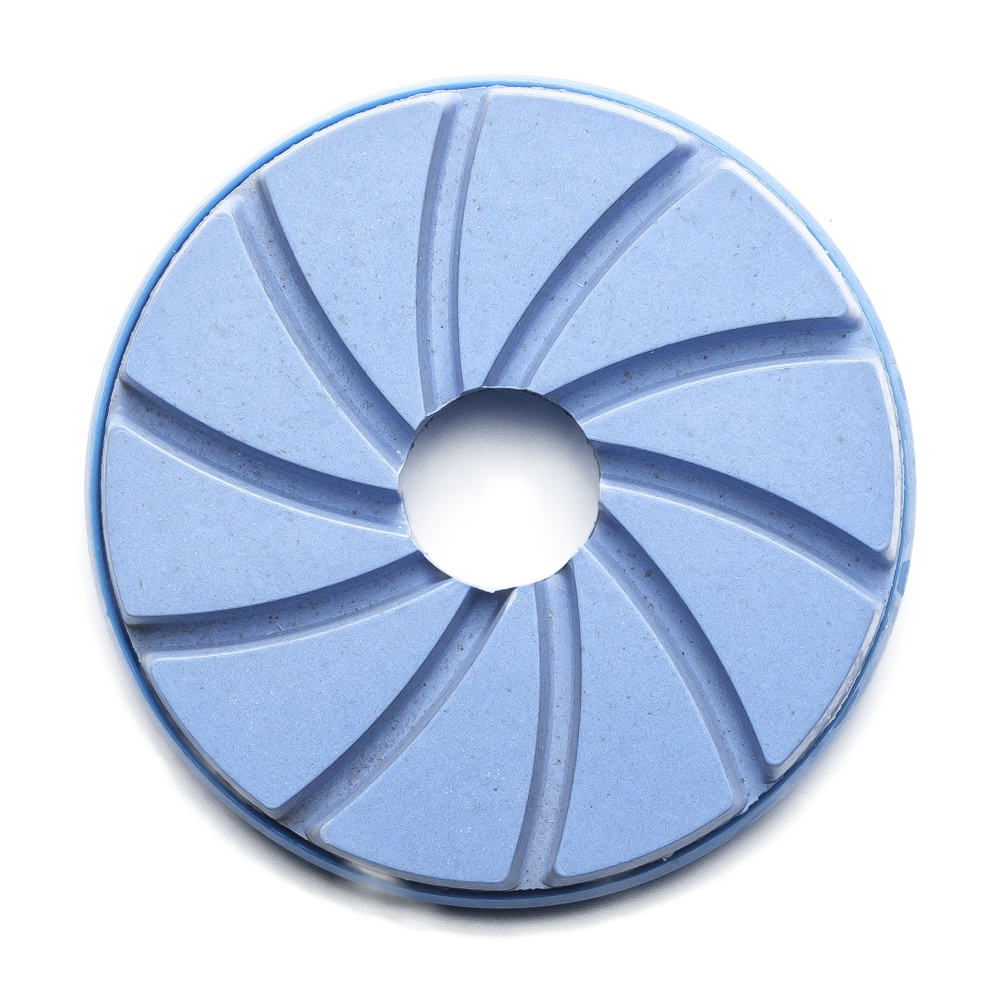 Factory Price Stone Polishing Tools Snail Lock Stone Edge Resin Polishing Pads For Granite Marble