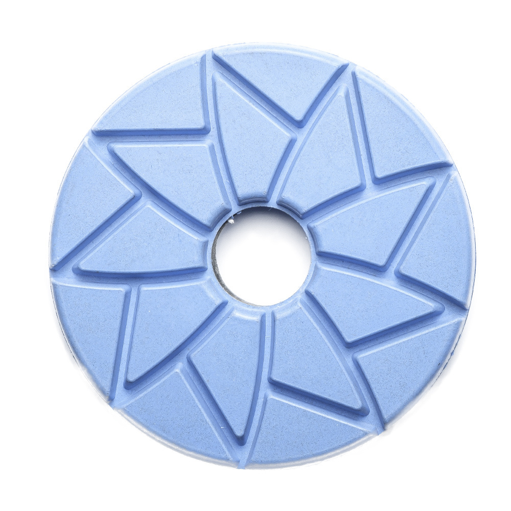 Factory Price Stone Polishing Tools Snail Lock Stone Edge Resin Polishing Pads For Granite Marble